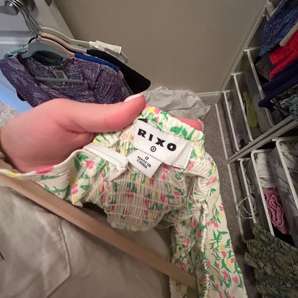 NWT RIXO x Target + Daisy Long Sleeve Swing Dress Size 0 - Picture 8 of 8